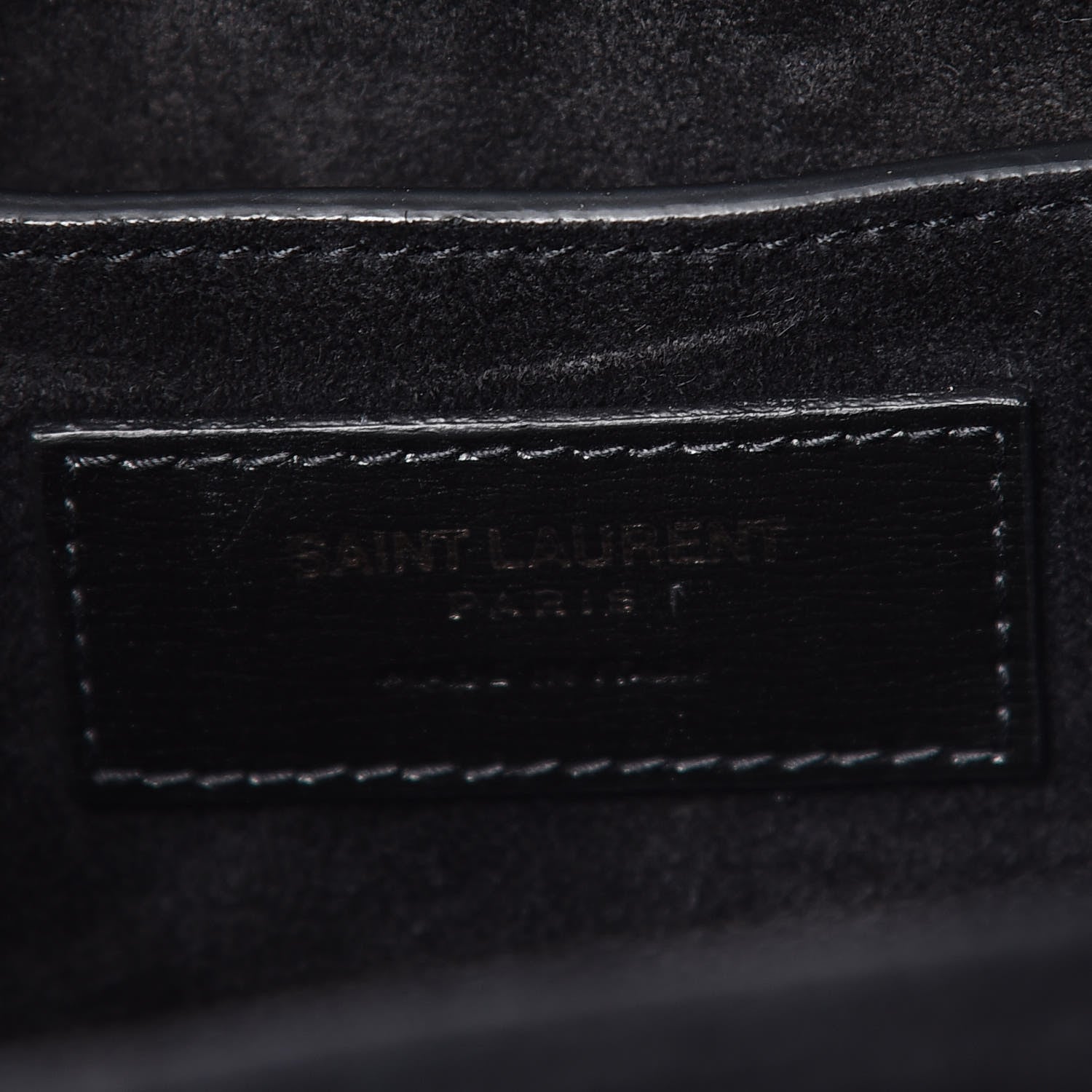 Saint Laurent Calfskin Medium Bellechasse Satchel Black 8 of 11
