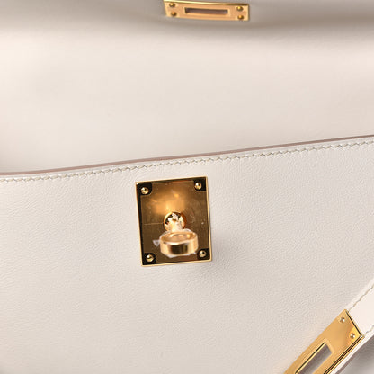 Hermes Swift Kelly Cut Clutch Pochette Beton 11 of 24