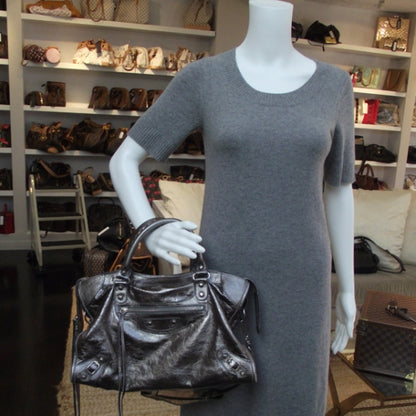 Balenciaga Agneau City Metallic Pewter 1 of 13