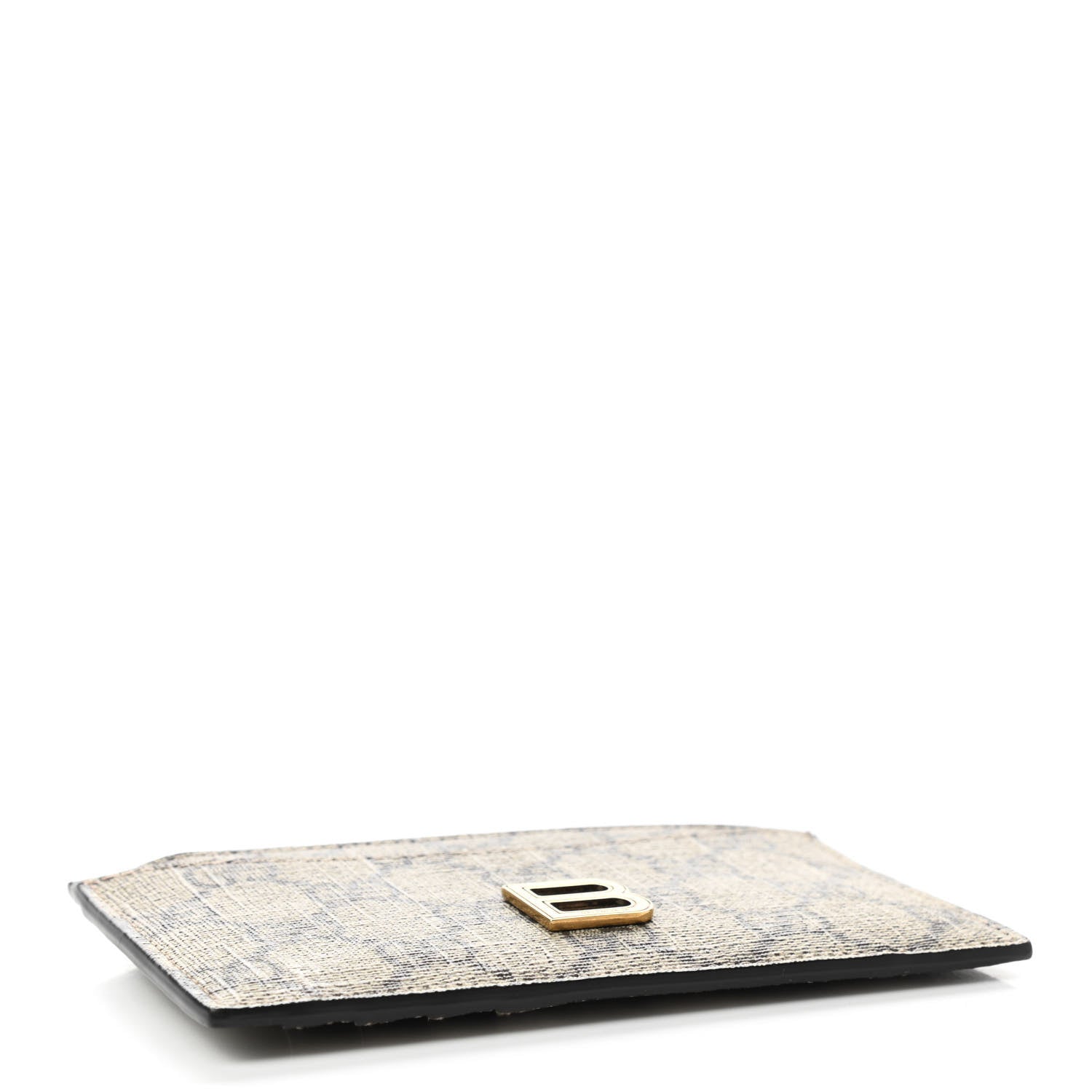 Gucci X BALENCIAGA GG Supreme Monogram Zip Card Case Beige Ebony 4 of 8