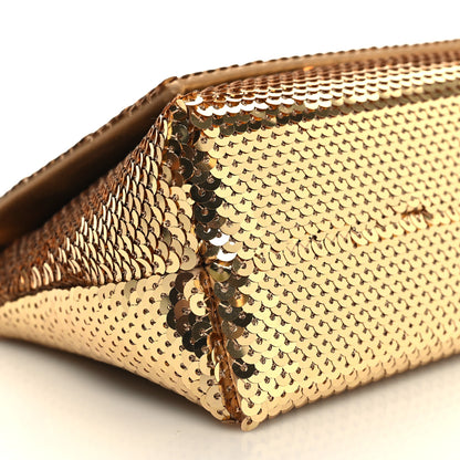 Tom Ford Sequin Mini Label Shoulder Bag Gold 9 of 11
