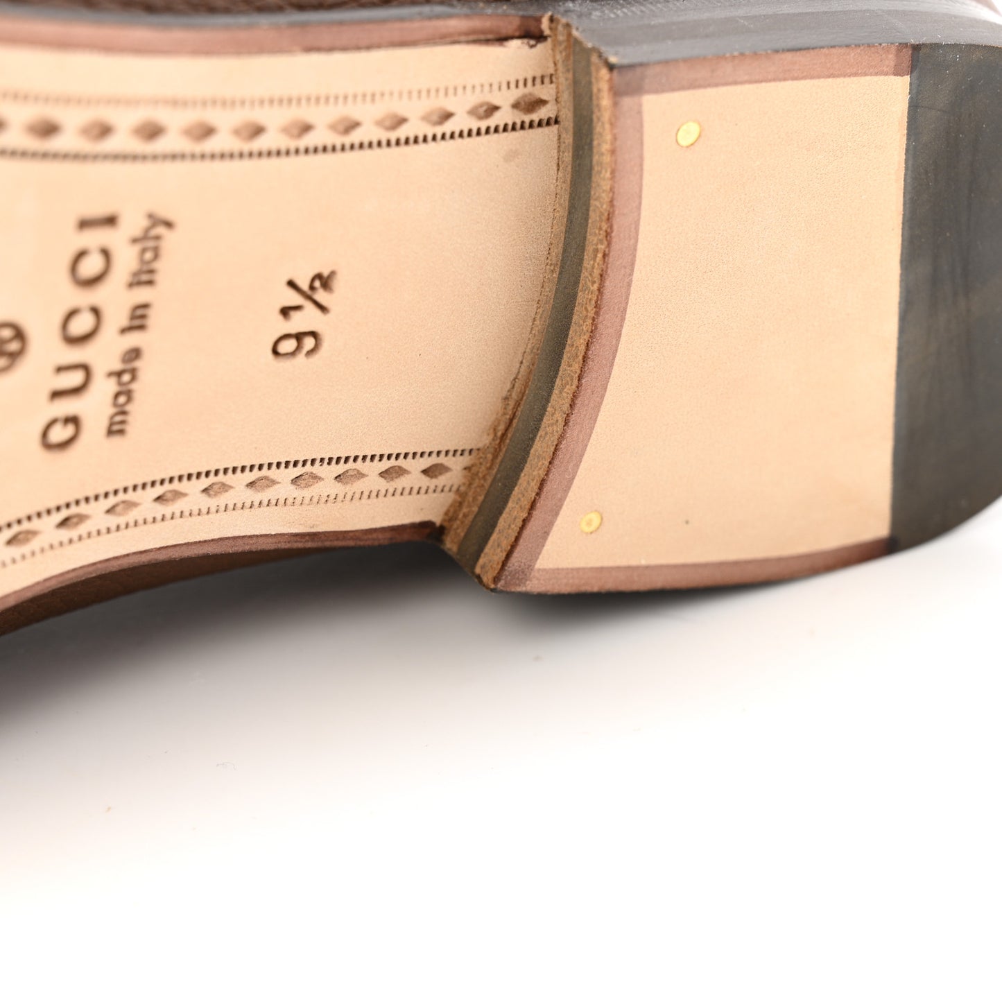 Bryanne Calfskin Mens 1953 Horsebit Loafers 9.5 Nut Brown