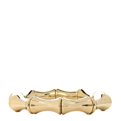 Gucci 18K Yellow Gold Large Bamboo Spring Bracelet 16 3 of 5