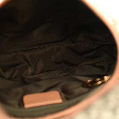 Christian Dior Monogram Saddle Bag Green 4 of 10