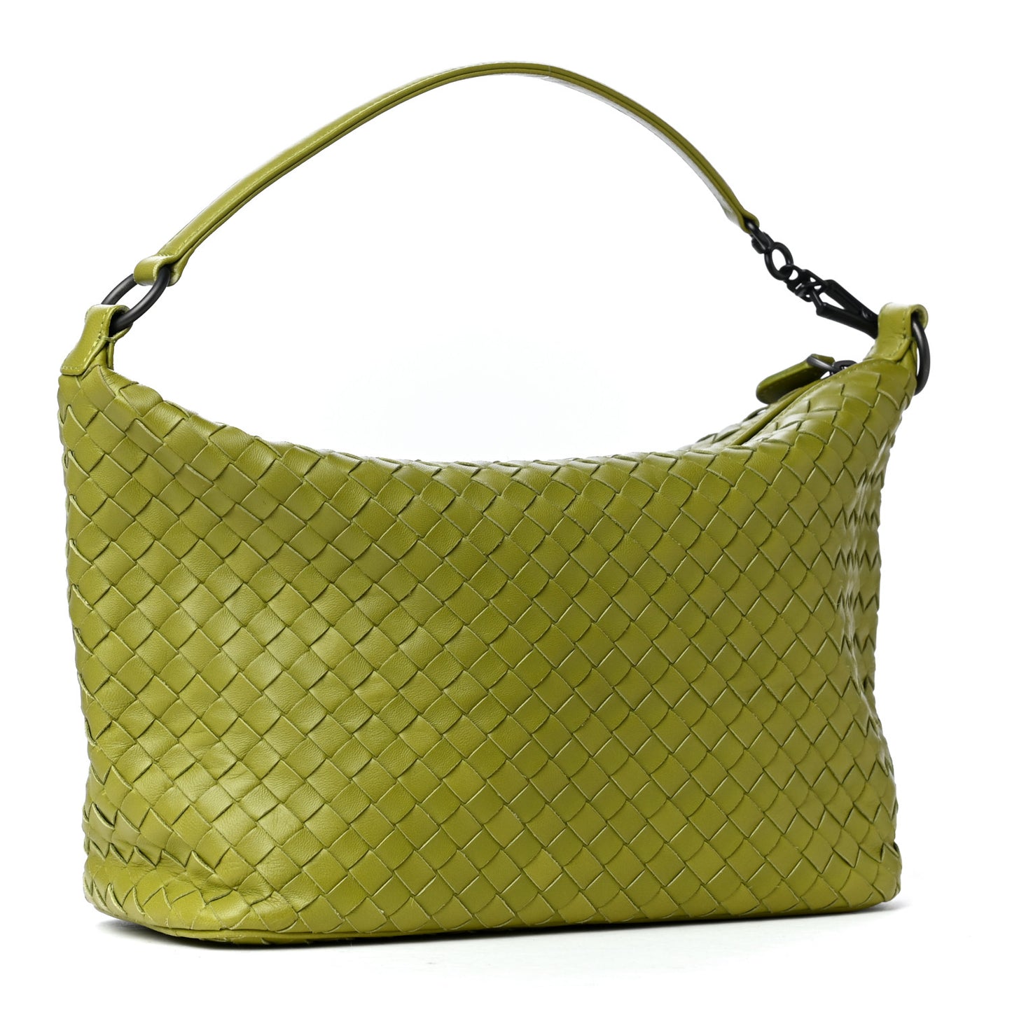 Nappa Intrecciato Small Shoulder Bag Assenzio