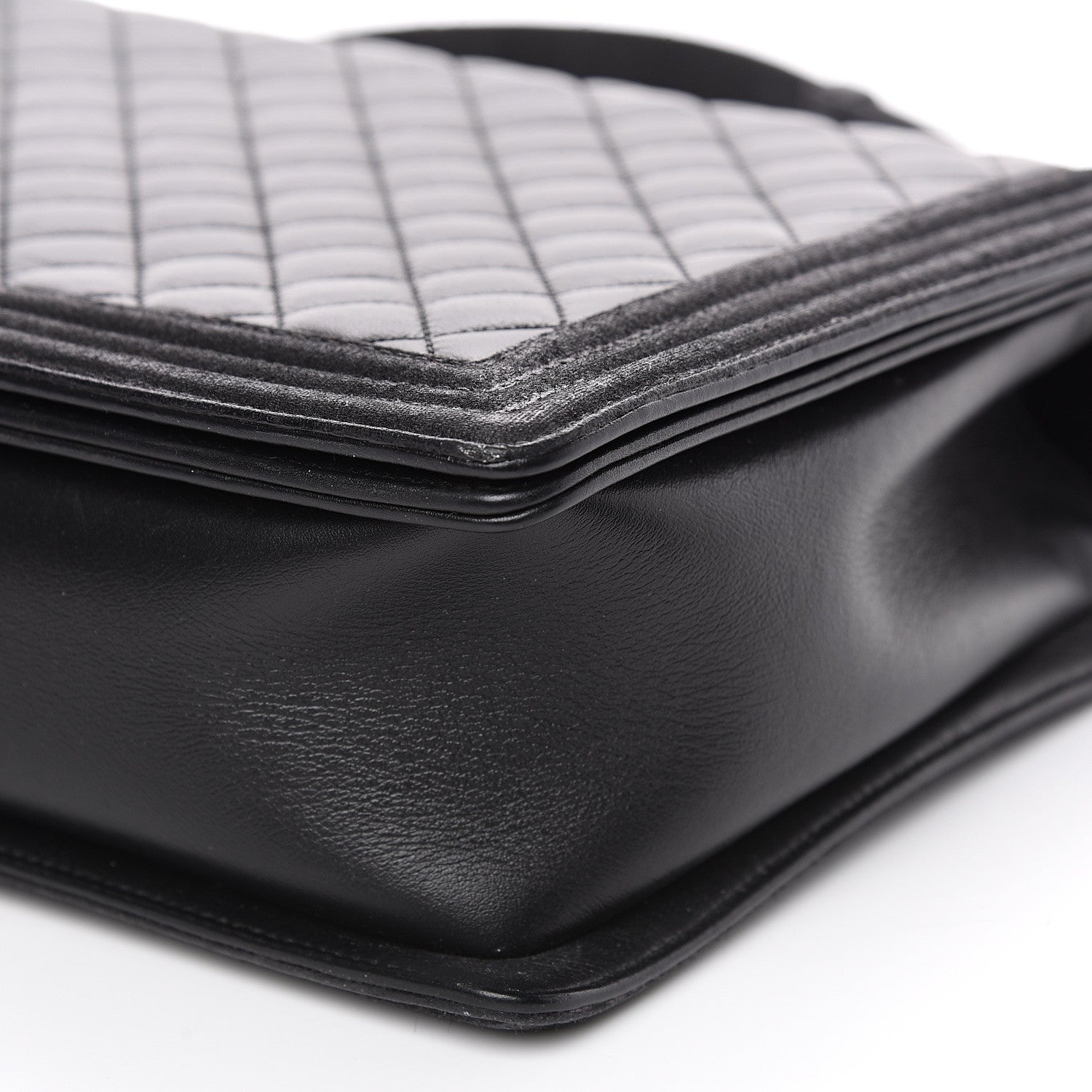 Chanel Calfskin Quilted Large Boy Flap Black 8 of 14