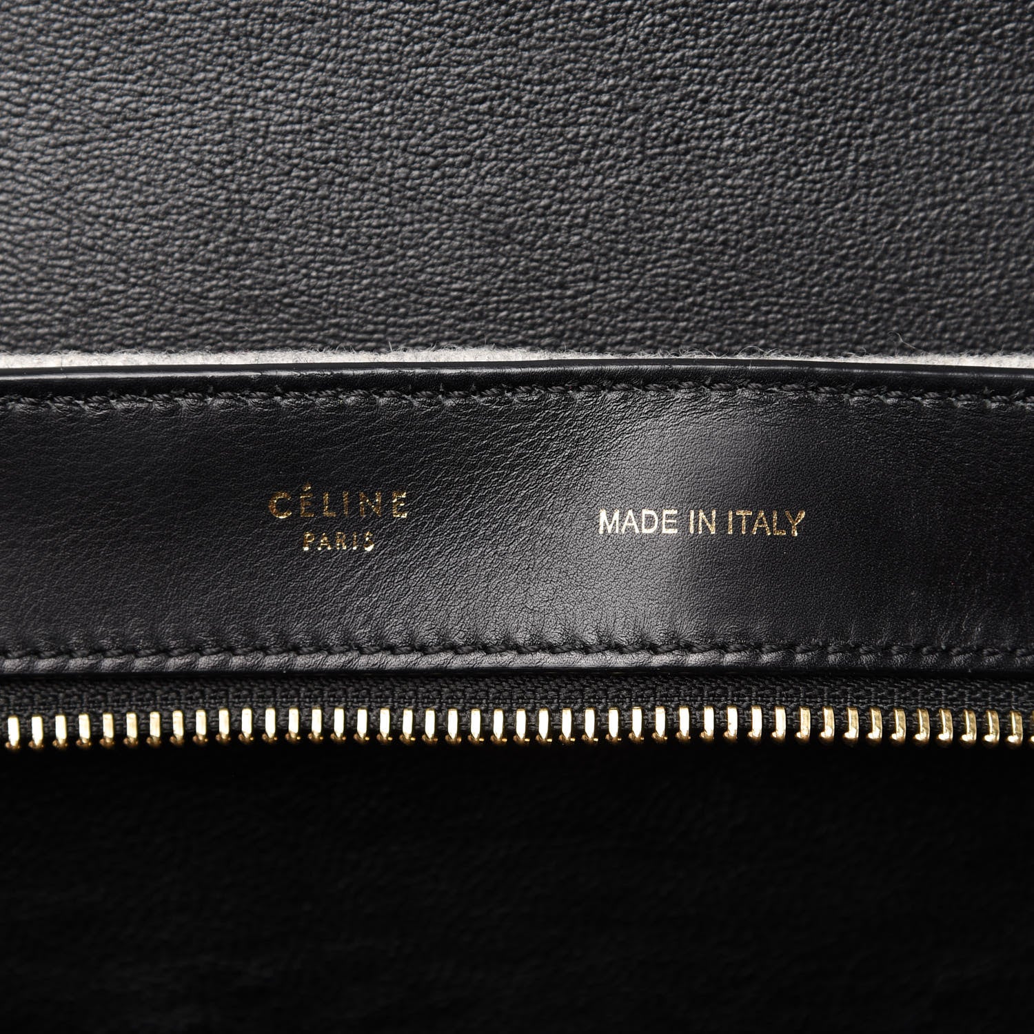 Celine Felt Smooth Calfskin Medium Trapeze Pearl Grey 8 of 9