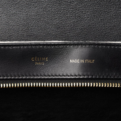 Celine Felt Smooth Calfskin Medium Trapeze Pearl Grey 6 of 14
