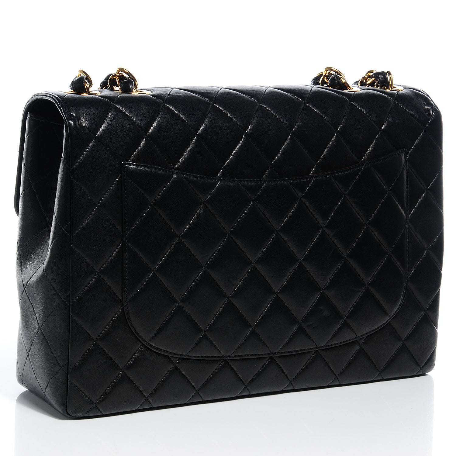 Chanel Lambskin Jumbo Flap Black 3 of 10