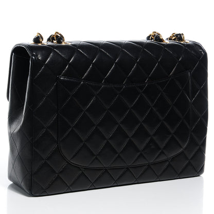 Chanel Lambskin Jumbo Flap Black 3 of 10