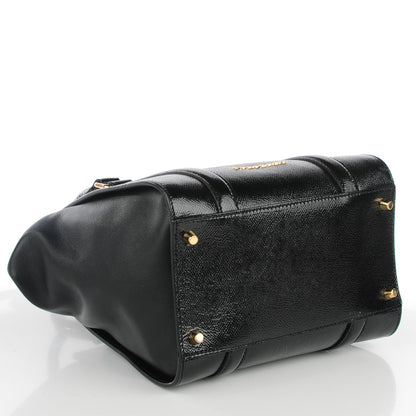 Burberry Patent Calfskin Small Dinton Tote Black 5 of 10
