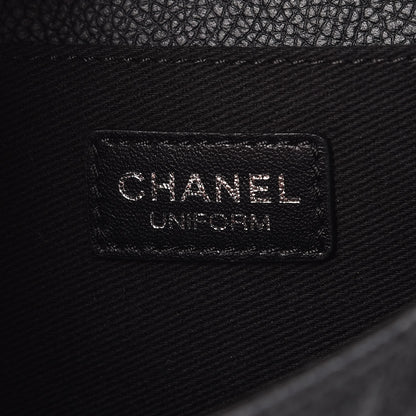 Chanel Grained Calfskin Quilted 2.55 Reissue Flap Belt Bag Clutch Black 6 of 7