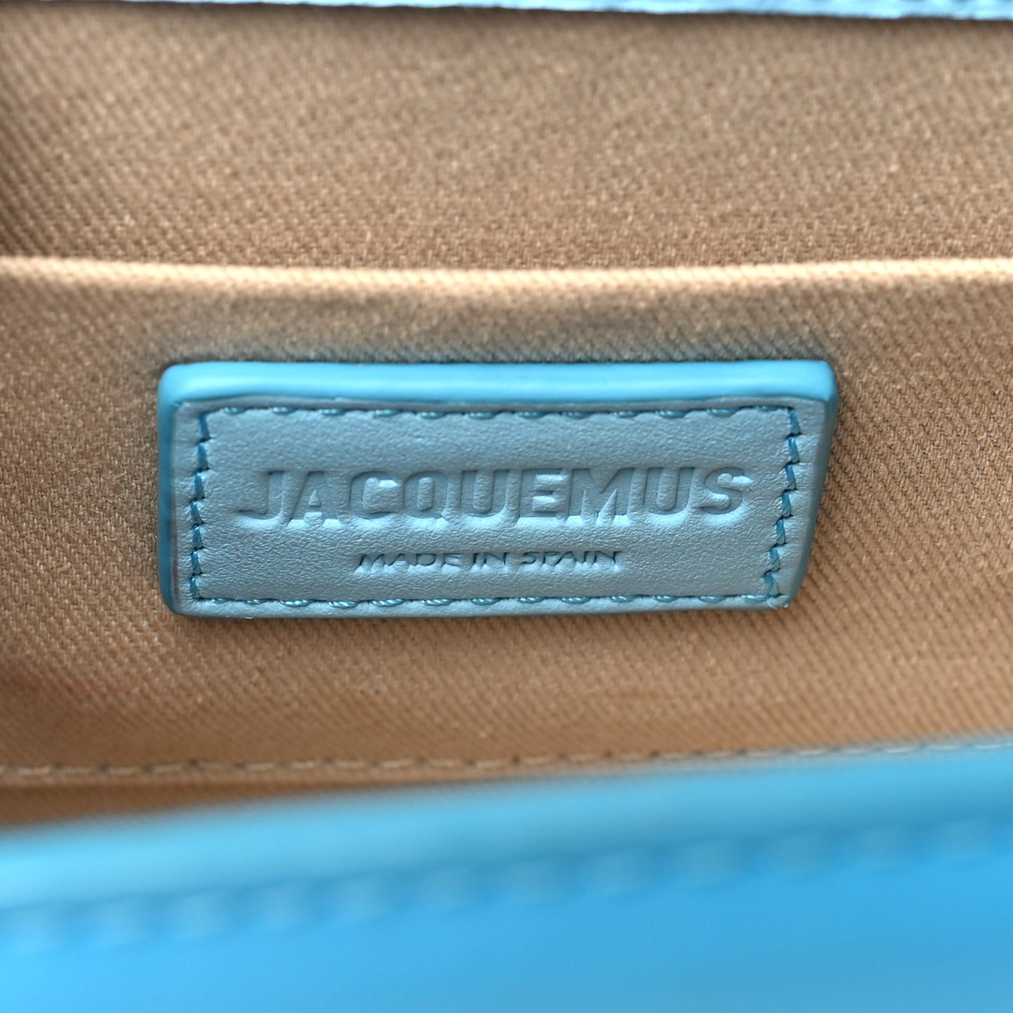 Smooth Calfskin Le Chiquito Noeud Blue