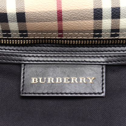 Burberry Haymarket Check Small Chester Bowling Bag Chocolate 7 of 14