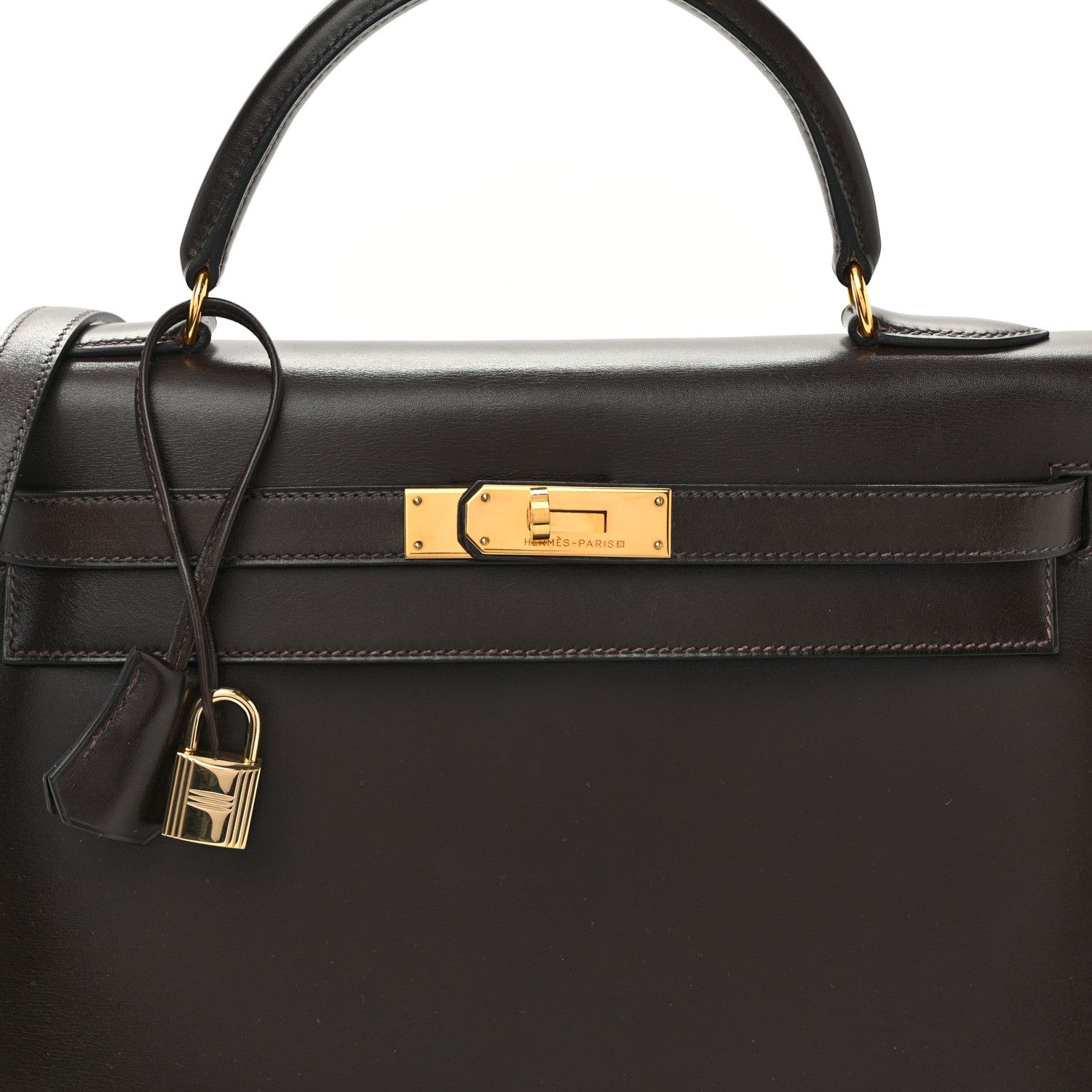 Hermes Box Kelly Sellier 32 Chocolate 8 of 15