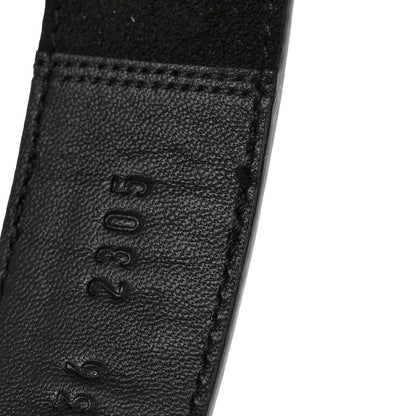 Hermes Suede Goatskin Womens Chypre Sandals 36 Rose Perle Black 9 of 10