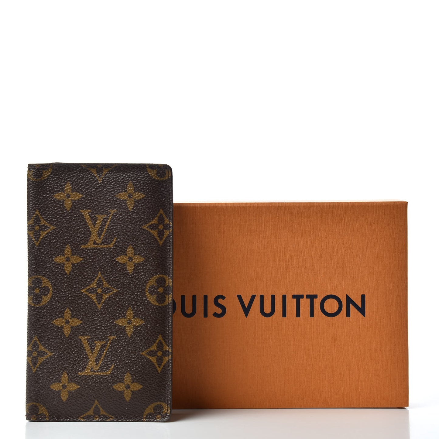 Monogram Checkbook Holder Case Wallet