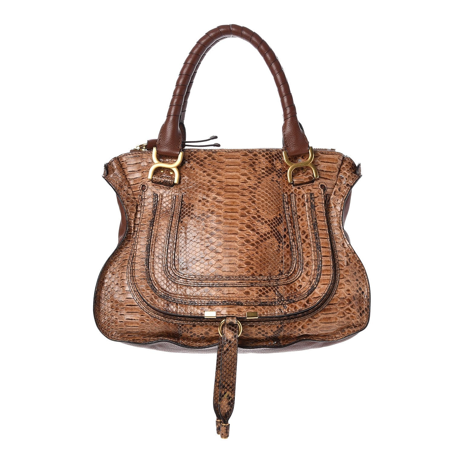 Chloe Python Calfskin Medium Marcie Satchel 1 of 7