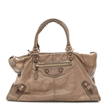 Balenciaga Agneau Giant 12 Rose Gold Hardware Work Gris Poivre 1 of 14