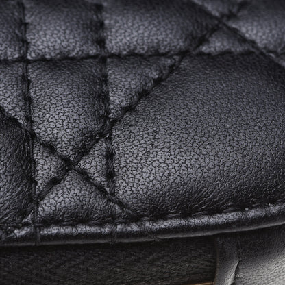 Christian Dior Lambskin Cannage Lady Dior Phone Holder Black 11 of 12