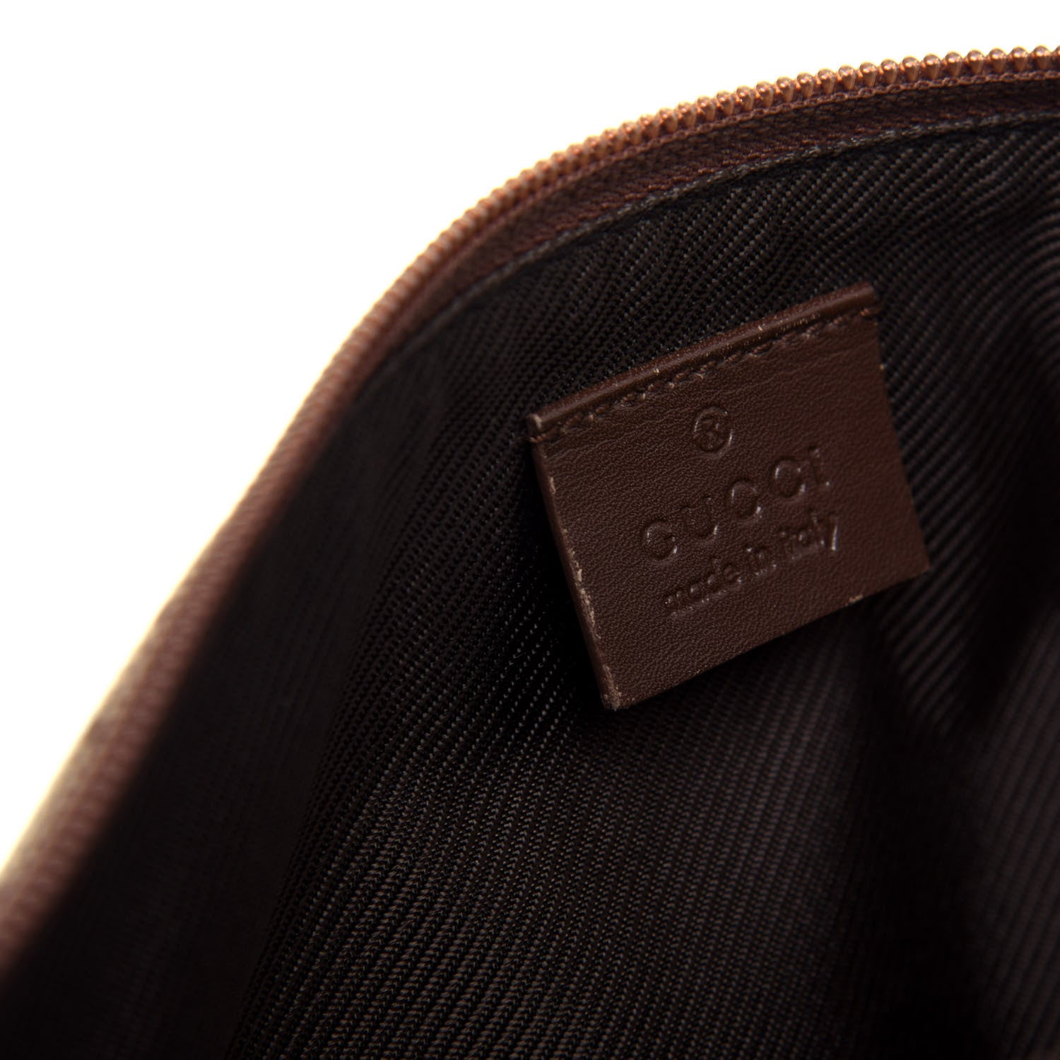 Gucci Monogram Boat Pochette Brown 8 of 19