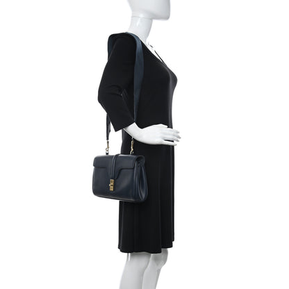 Celine Smooth Calfskin Teen Soft 16 Shoulder Bag Navy 2 of 8