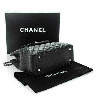 Chanel Caviar Quilted Flap Tote Black 4 of 8