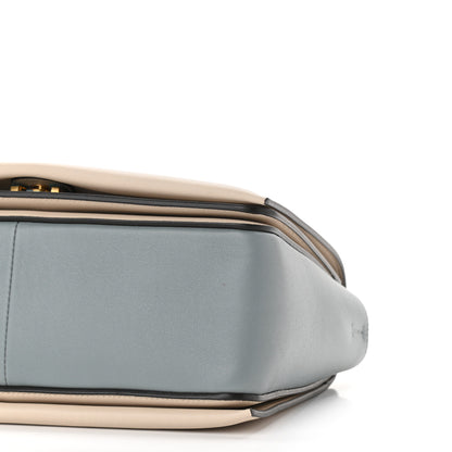 Celine Shiny Smooth Calfskin Medium Frame Shoulder Bag Grege Storm 9 of 9