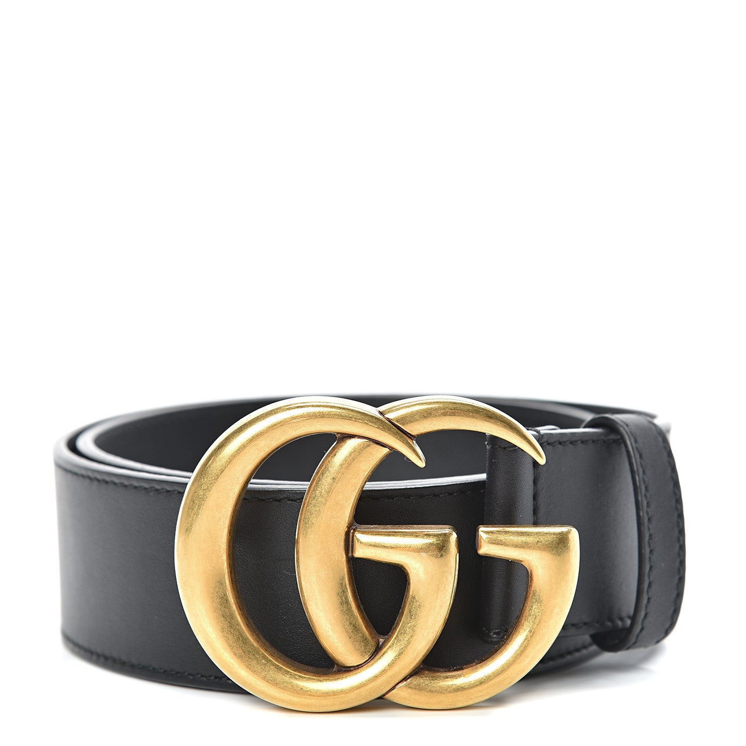 Gucci Calfskin Double G 40mm Belt 70 28 Black 1 of 6