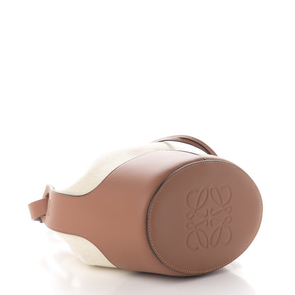 Loewe Canvas Calfskin Balloon Bucket Bag Ecru Tan 4 of 9