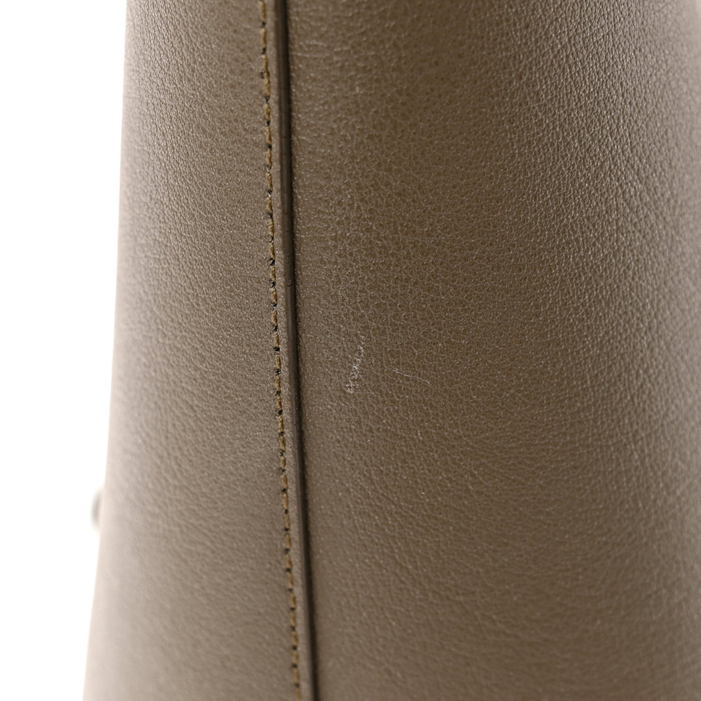 Calfskin Large Shopping Tote Dark Green