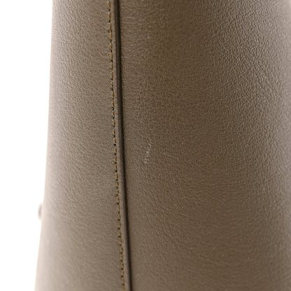 Saint Laurent Calfskin Large Shopping Tote Dark Green 17 of 28