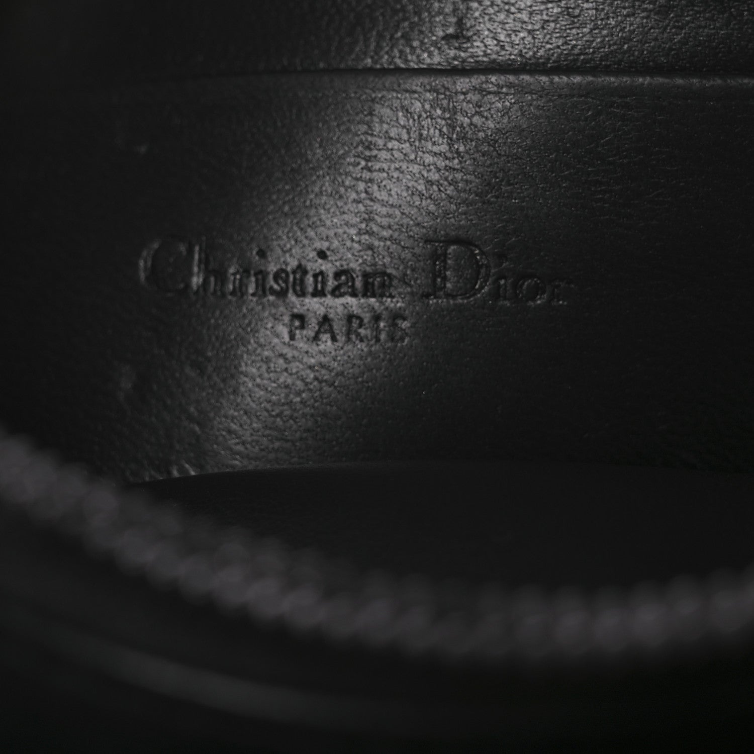 Christian Dior Calfskin Macrocannage Mini Caro Bag Black 6 of 14