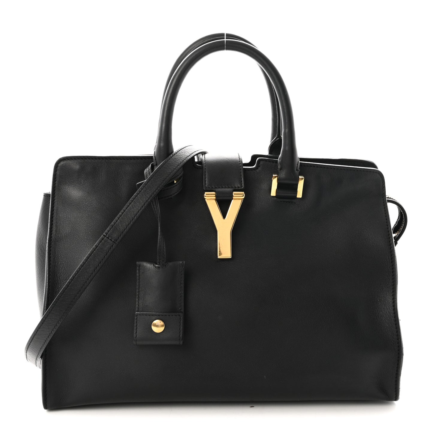 Calfskin Small Classic Y Cabas Black
