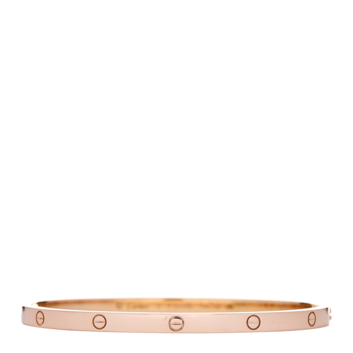 18K Pink Gold Small LOVE Bracelet 17