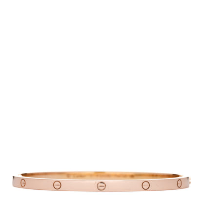 Cartier 18K Pink Gold Small LOVE Bracelet 17 1 of 8