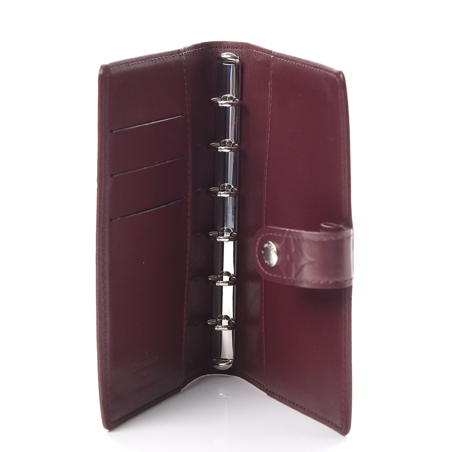 Louis Vuitton Mat Monogram Small Ring Agenda Cover Violet 5 of 8