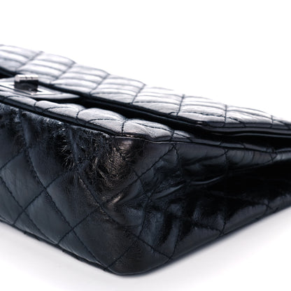Chanel Metallic Aged Calfskin Quilted 2.55 Reissue 227 Flap Black 10 of 11