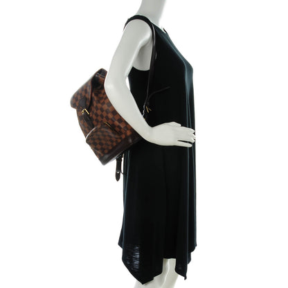 Louis Vuitton Damier Ebene Montsouris MM Backpack 2 of 8