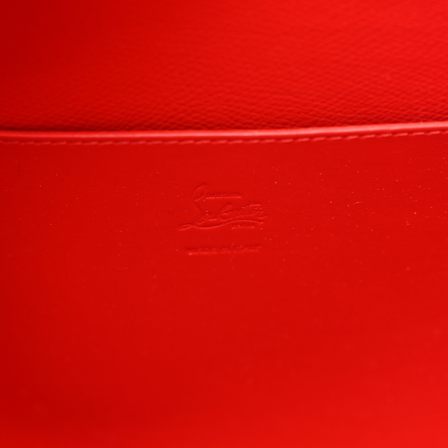 Christian Louboutin Lizard Embossed Calfskin Spiked Small Cabarock Shopper Tote Bourbon 6 of 10