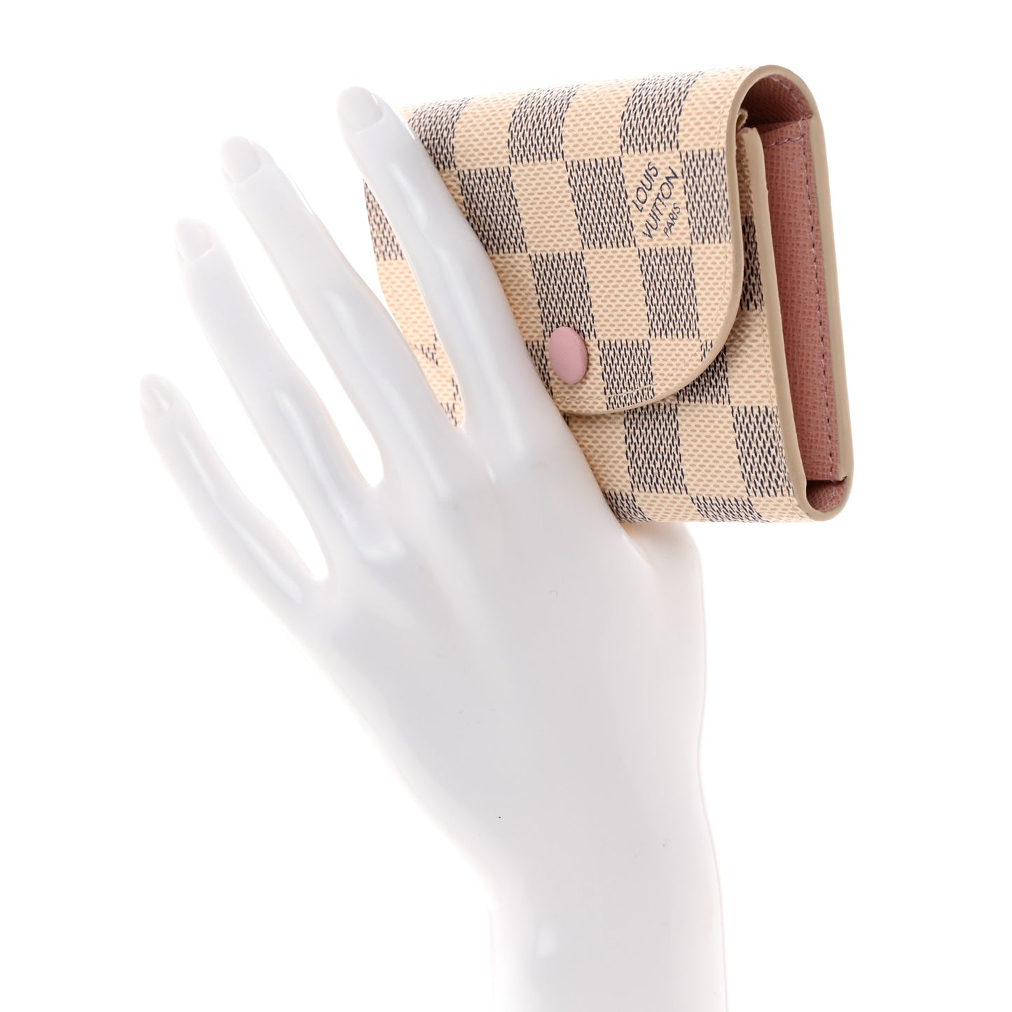 Damier Azur Rosalie Coin Purse Rose Ballerine