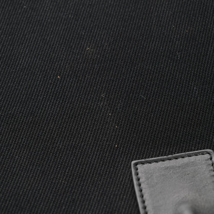 Saint Laurent Linen Calfskin Rive Gauche Tote Black 12 of 12