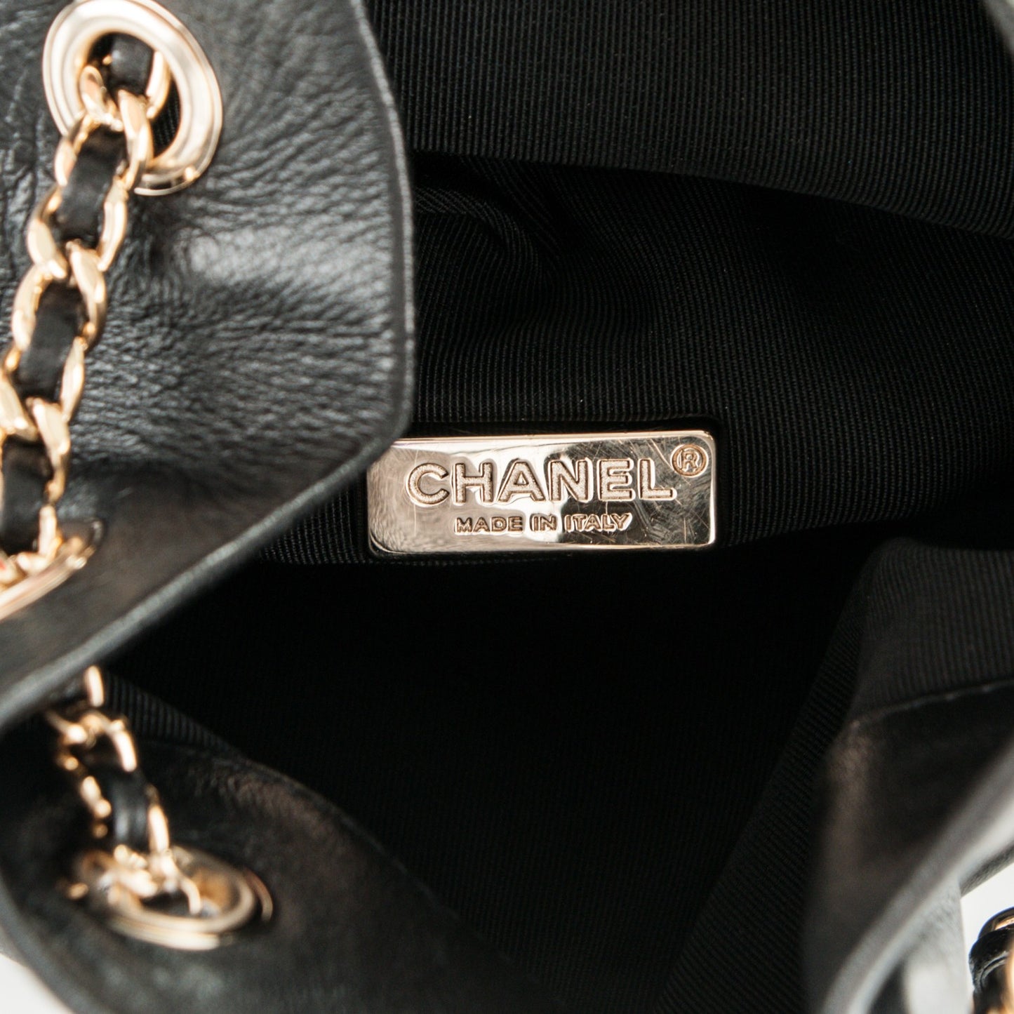 Lambskin Quilted Large In Seoul Backpack Navy