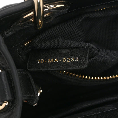 Christian Dior Calfskin Cannage Mini The Lady 95.22 Black 7 of 10