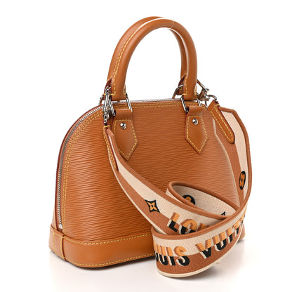 Louis Vuitton Epi Jacquard Alma BB Honey Gold 3 of 10