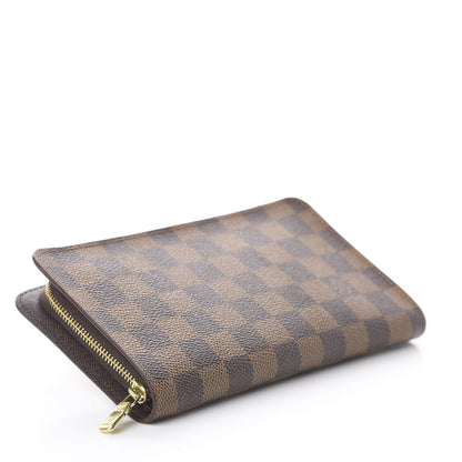 Louis Vuitton Damier Ebene Porte-Monnaie Zippy Wallet 3 of 5