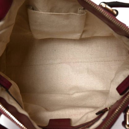 Gucci Guccissima Mayfair Top Handle Satchel Purple 5 of 10