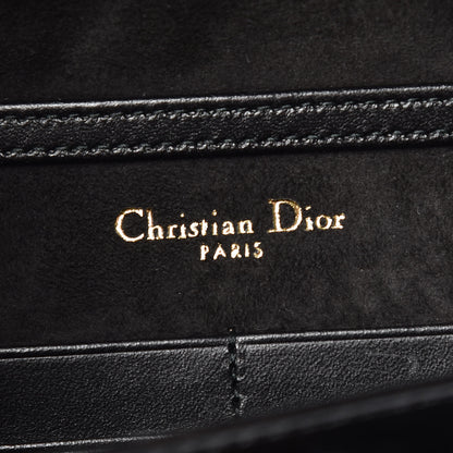 Christian Dior Patent Studded Diorama Wallet on Chain Pouch Black 8 of 9