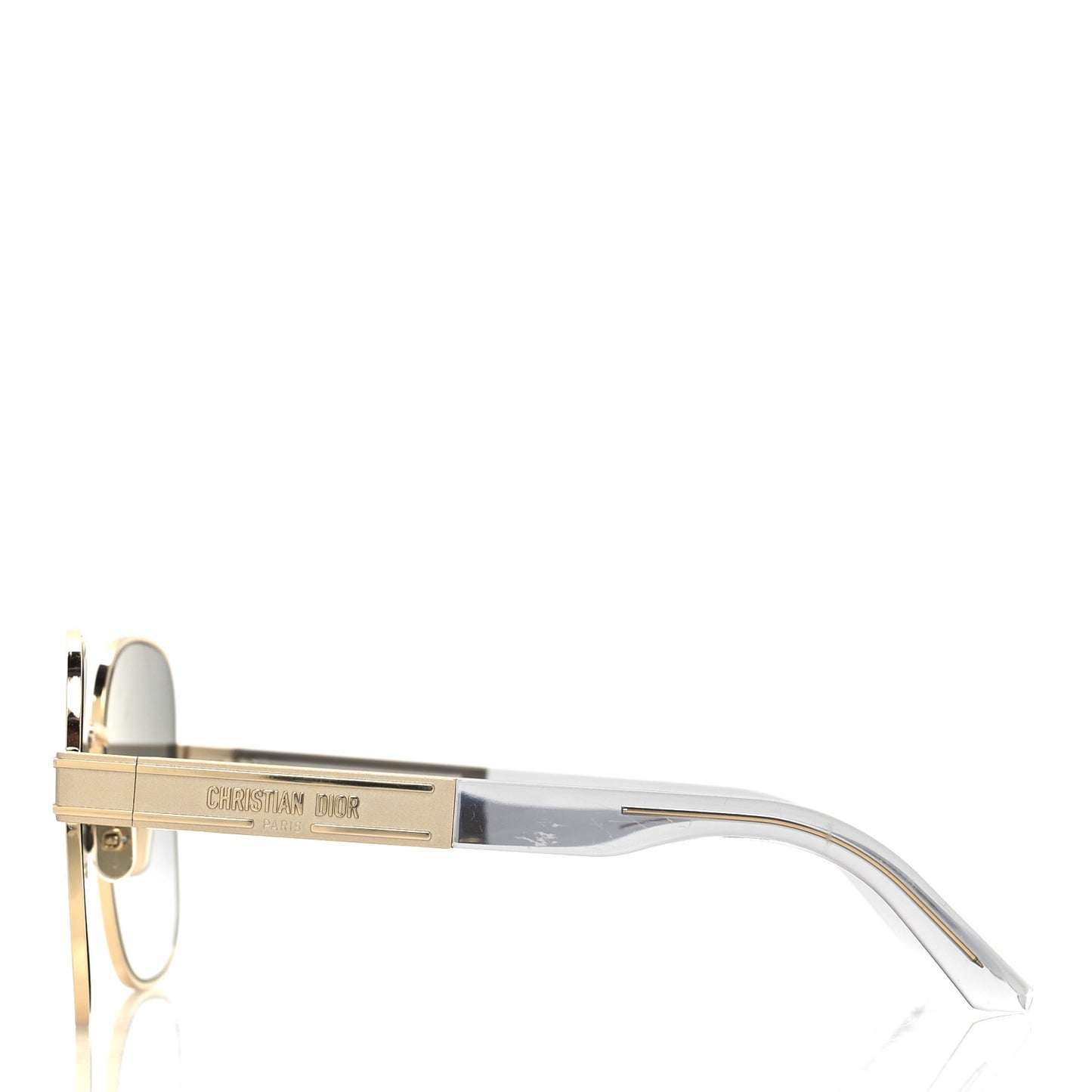 Diorsignature S5U Square Sunglasses Gold