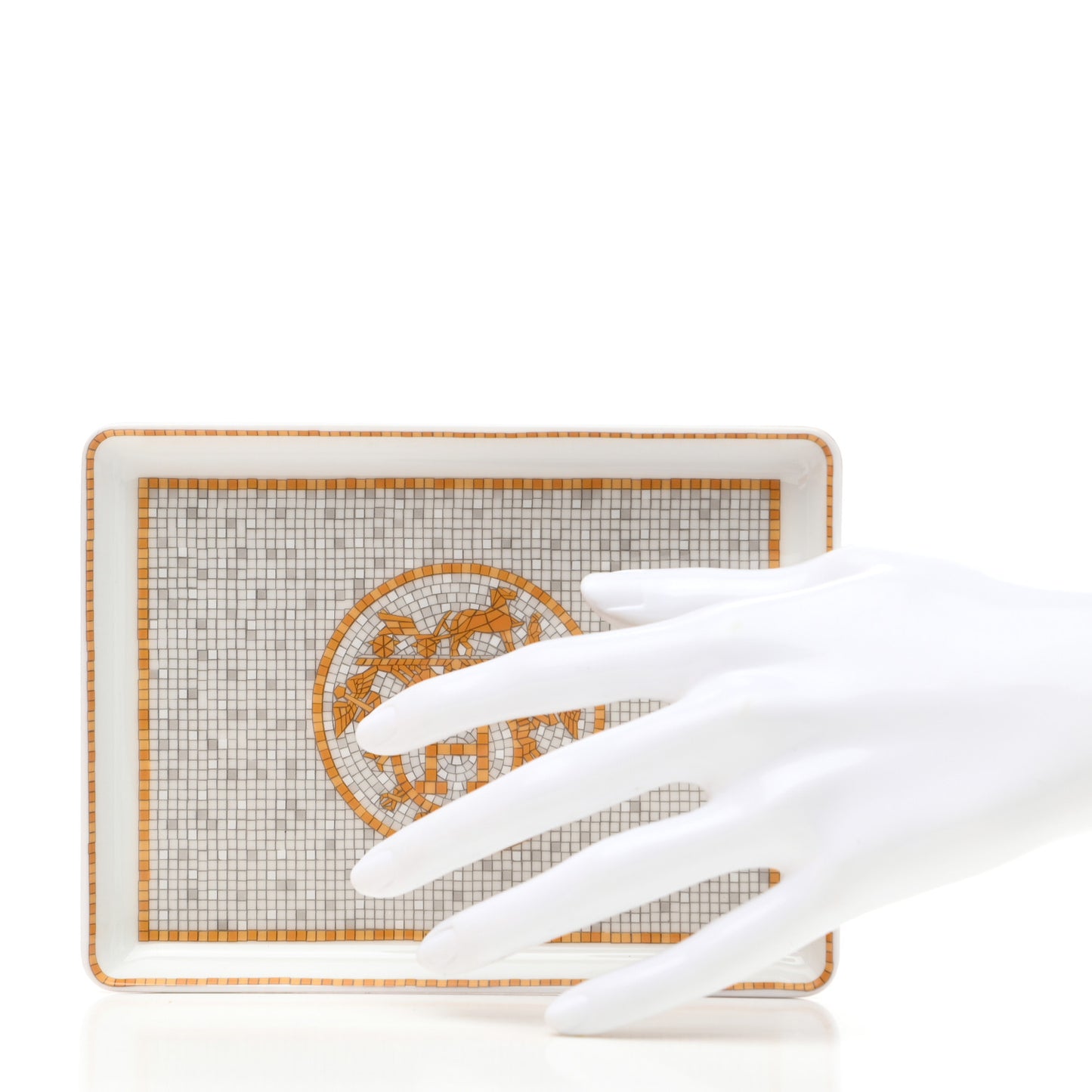 Porcelain Mosaique au 24 Gold Sushi Plate